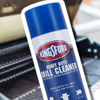 Kingsford brand BBQ grill cleaner spray solution