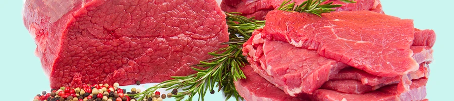 Raw meats close up image