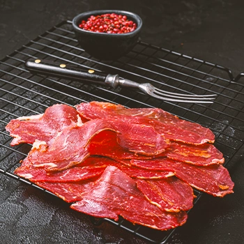Raw meat on a table