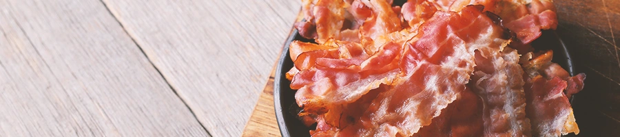 bacon in a bowl