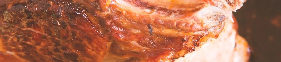 Close up of a cooked brisket