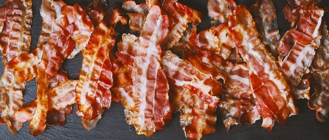 Bacon laid out