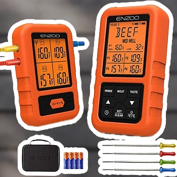 ENZOO 500FT Wireless Meat Thermometer