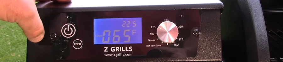 Digital display of Z Grills 450B