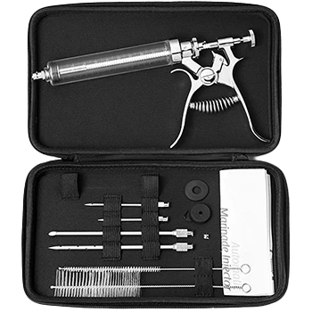 J&B Goods Professional Automatic BBQ Meat Marinade Injector Gun Kit