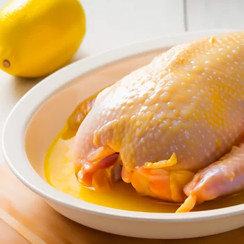 Marinating Chicken in Lemon Juice