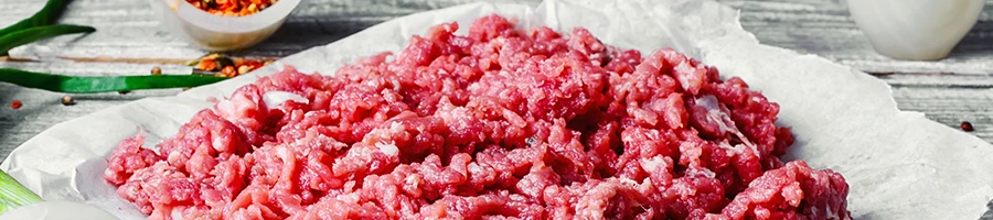 An image of ground beef on a paper