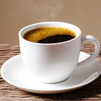 A close up image of a cup of coffee