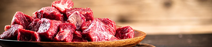 A close up image of sliced beef meat