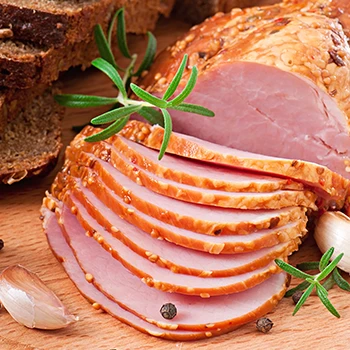 An image of sliced gammon meat