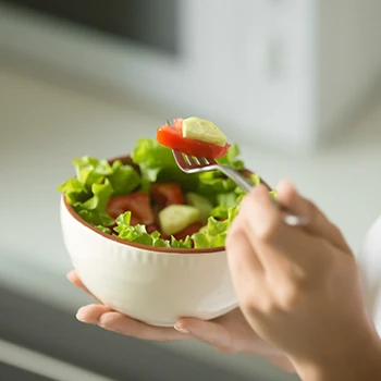 A close up image of a vegan meal on a bowl