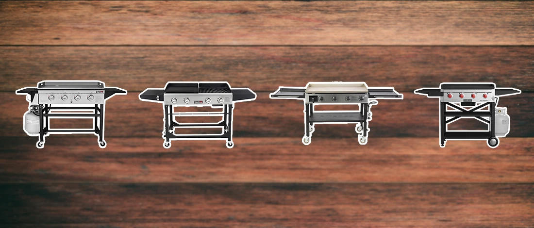 A line up image of best flat top grills