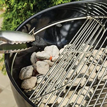 An image of a charcoal-grill ready for cooking