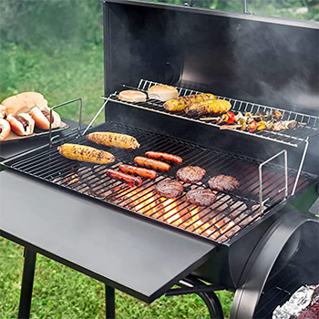 An image of a budget charcoal grill with good grill size/capacity