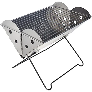 UCO Flatpack Portable Stainless Steel Grill and Fire Pit