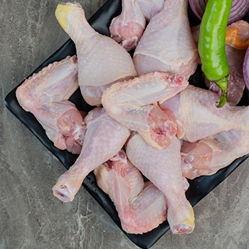 Different raw cuts of chicken
