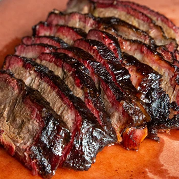 A close up shot of perfectly cooked chuck roast