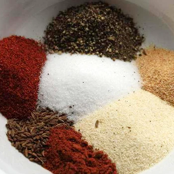 Dry rub ingredients for seasoning a smoked meat