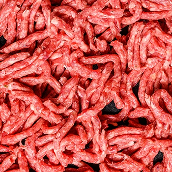 A texture image of minced meat and ground meat