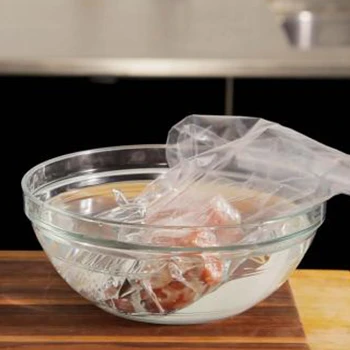 Using a bowl of cold water to thaw frozen lunch meat