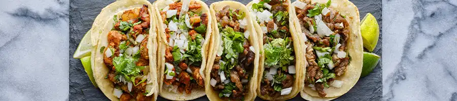 different types of tacos