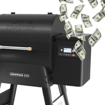 Traeger Ironwood 650 with money