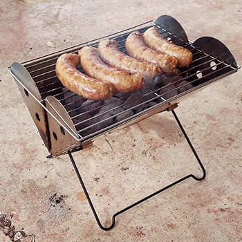 UCO Flatpack Portable Stainless Steel Grill and Fire Pit