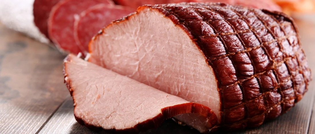 A close up shot of ready-to-eat meat