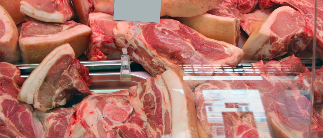 Meat processed at the table of Heart of Waubuns