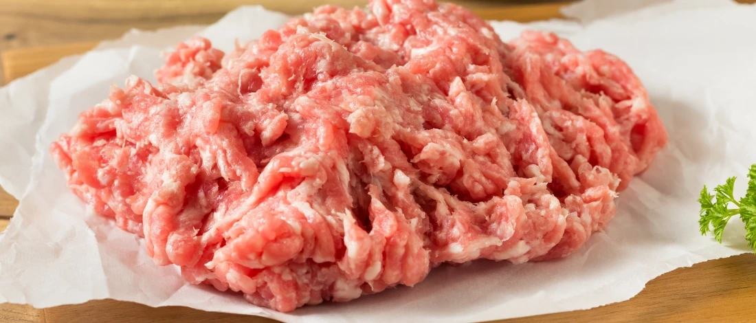 A fresh ground meat