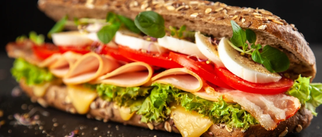 A delicious Subway sandwich