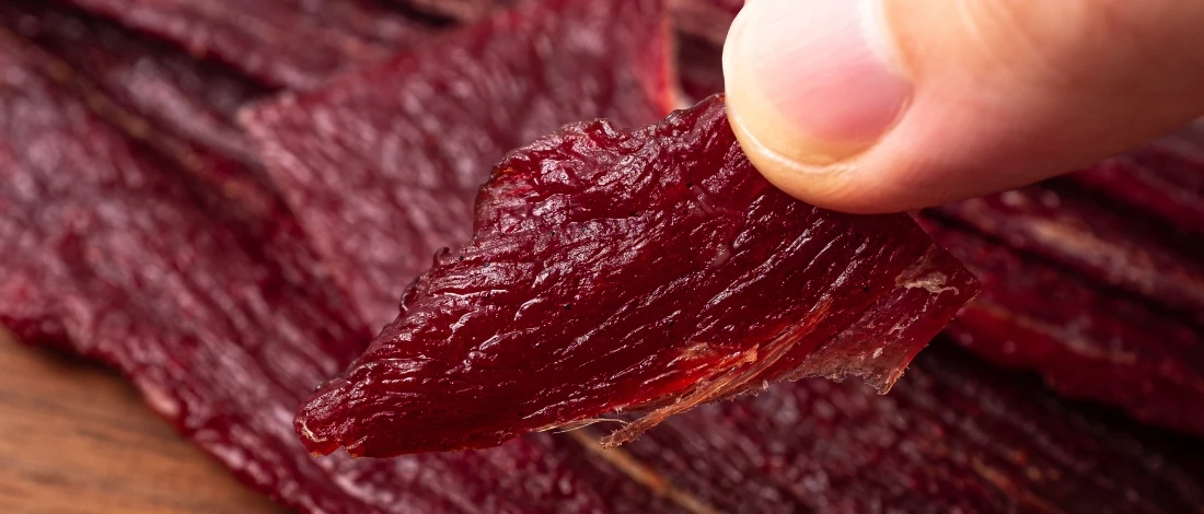 A delicious beef jerky
