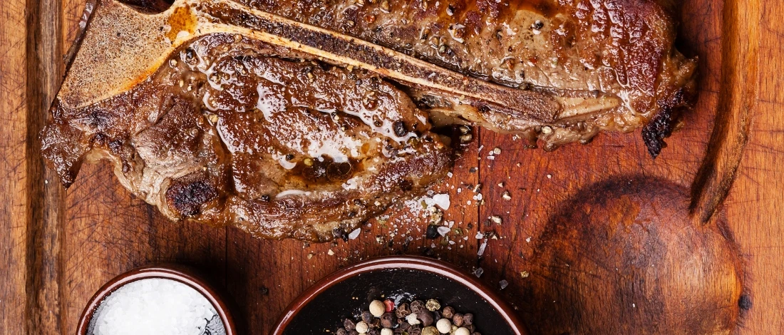 A delicious T-bone steak