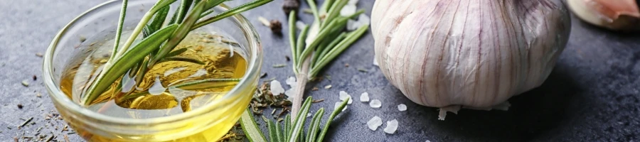 A garlic, rosemary, and olive oil used for grilled beef steak