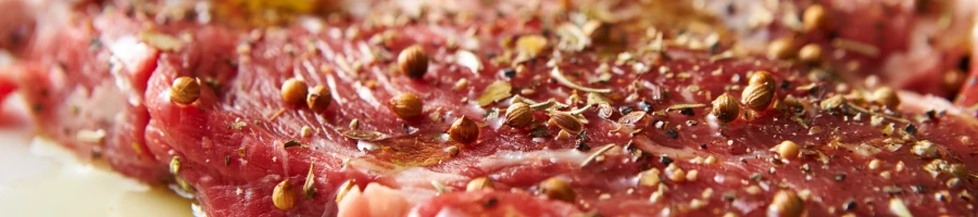 A raw seasoned Picanha