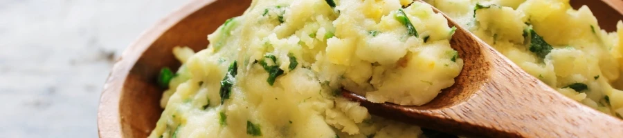A mashed potato side dish
