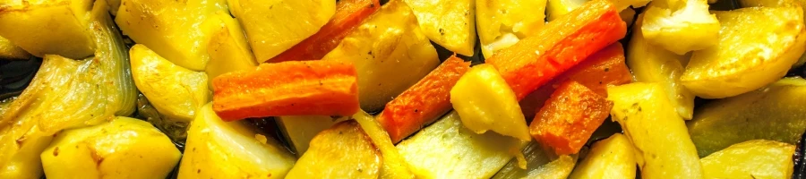 Roasted carrots and potatoes