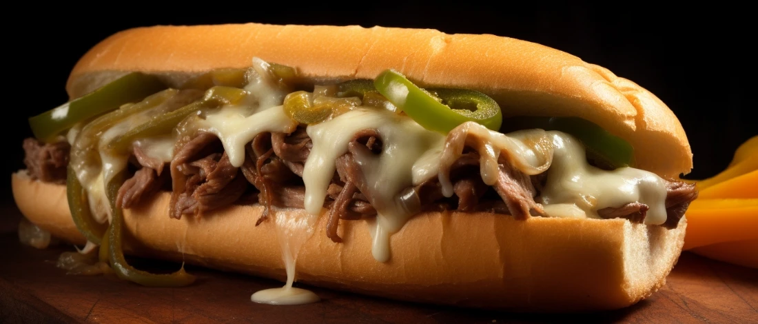 A delicious California Cheese Steak