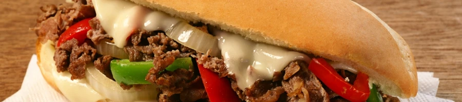 A perfectly cooked California Cheese Steak