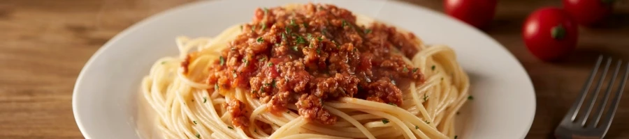A plate of delicious chili mac