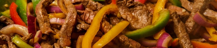 A close up shot of Hawaiian chopped steak