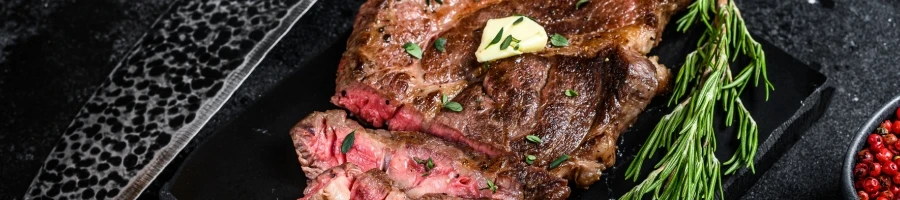 Sliced beef chuck steak